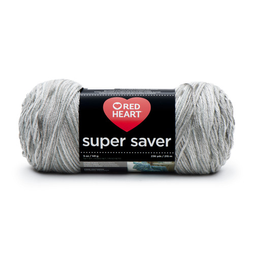 3 Pack - Red Heart Super Saver Yarn-Soapstone - E300B-3976 - 073650019333