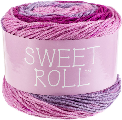 3 Pack Premier Sweet Roll Yarn-Raspberry Swirl 1047-05 - 847652058580