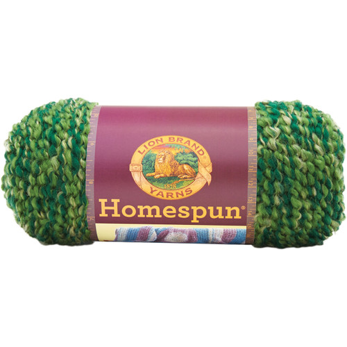 3 Pack Lion Brand Homespun Yarn-Forest 790-604