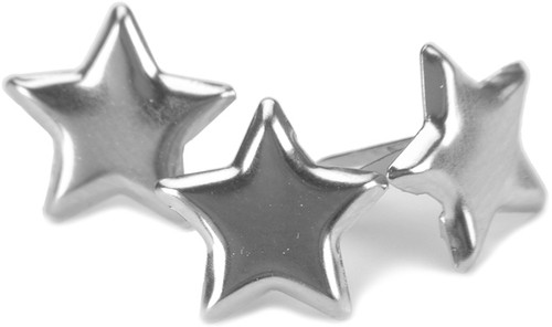 6 Pack - Creative Impressions Metal Paper Fasteners 50/Pkg-Stars - Silver - CI92002 - 871097005229 6 Pack - Creative Impressions Metal Paper Fasteners 50/Pkg-Stars - Silver - CI92002 - 871097005229