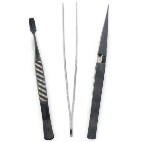 3 Pack - CousinDIY Tool Basics Tweezers 3/Pkg-4.5" - 4459