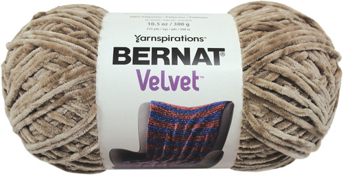 2 Pack Bernat Velvet Yarn-Mushroom -161032-32003 - 057355430327