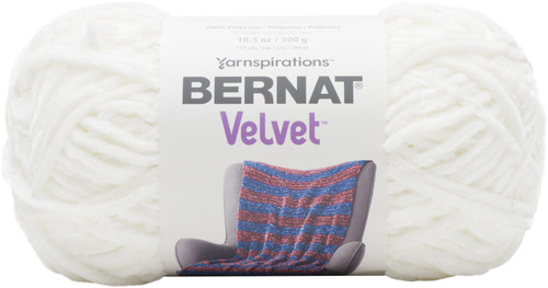 2 Pack - Bernat Velvet Yarn-White - 161032-32029 - 057355435469