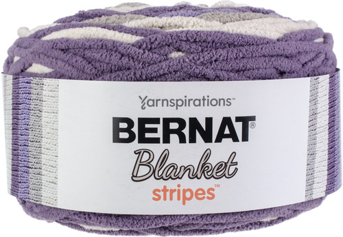 2 Pack - Bernat Blanket Stripes Yarn-Grapevine - 161276-76031 - 057355426849