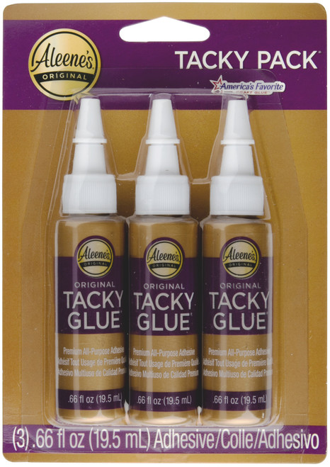 6 Pack Aleene's Try Me Size Tacky Pack .66oz 3/Pkg-Original TACKYPK-25804 - 017754258045