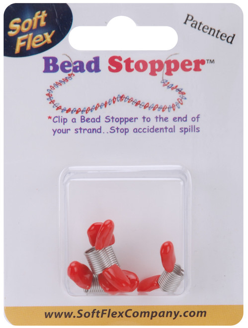 3 Pack Mini Bead Stoppers 4/Pkg-Plastic Topped Metal -BS06465 - 639336064655