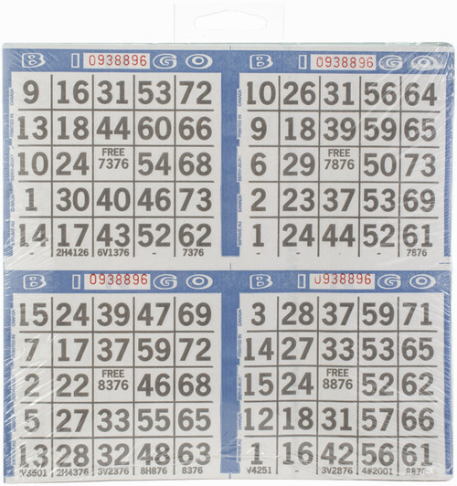 3 Pack - Crafty Dab Primo Bingo Game Sheets 8"X8" 125/Pkg-500 Games - 77735 - 014137777353