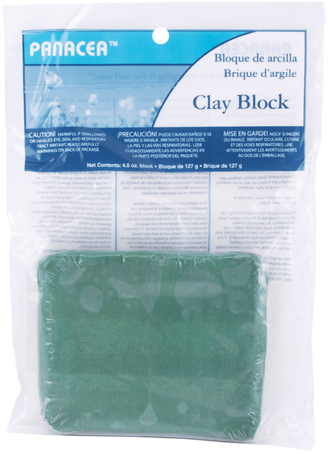 3 Pack Panacea Floral Sticky Clay 4.5oz-Green 60030FSC - 093432600306