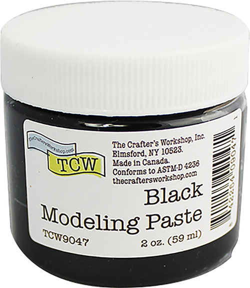 3 Pack Crafter's Workshop Modeling Paste 2oz-Black -TCWMP2OZ-9047 - 842254090471