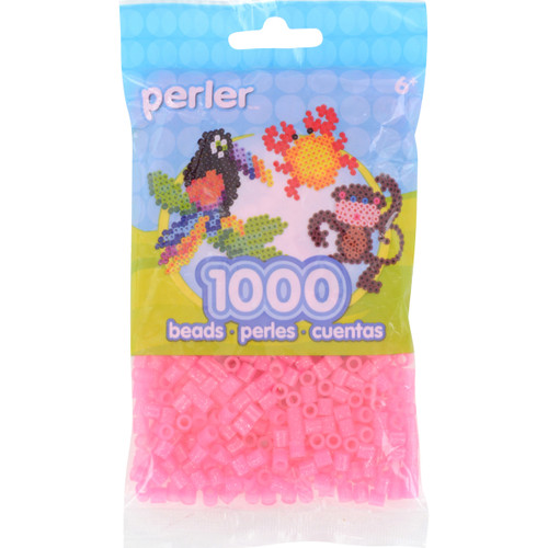 3 Pack Perler Pearl Beads 1,000/Pkg-Pink Glitter PPBB05-15191 - 048533151912