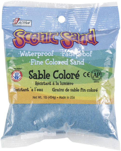 3 Pack - Activa Scenic Sand 1lb-Light Blue - SAND-4485 - 036061044851