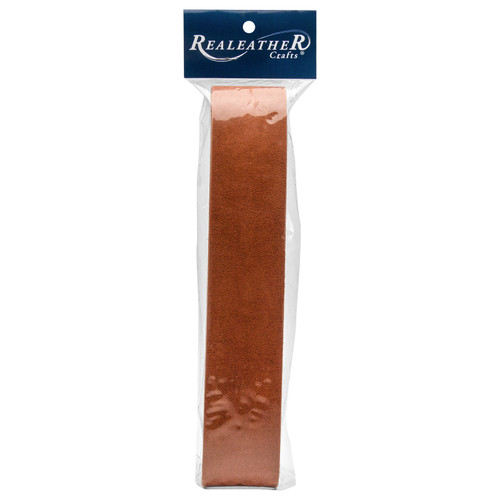 3 Pack - Realeather(R) Crafts Suede Strip 1.5"X42"-Medium Brown - SS15042-2002 - 870192000788