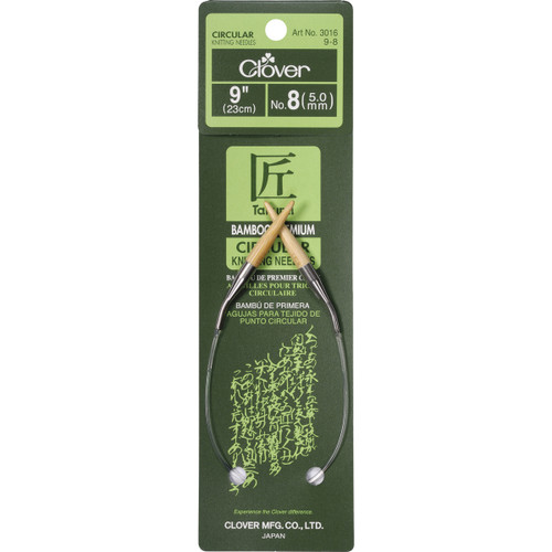 3 Pack - Takumi Bamboo Circular Knitting Needles 9"-Size 8/5mm - 3016 9-8 - 051221251382