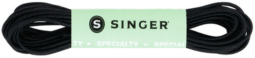 12 Pack - SINGER Round Cord Elastic 5yd-Black - 73959 12 Pack - SINGER Round Cord Elastic 5yd-Black - 73959