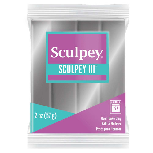 5 Pack - Sculpey III Oven-Bake Clay 2oz-Silver - S302-1130 - 715891111307