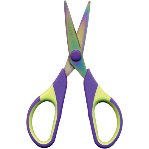 3 Pack Sullivans Titanium Sewing Scissors 5.5"-Purple/Green 15010