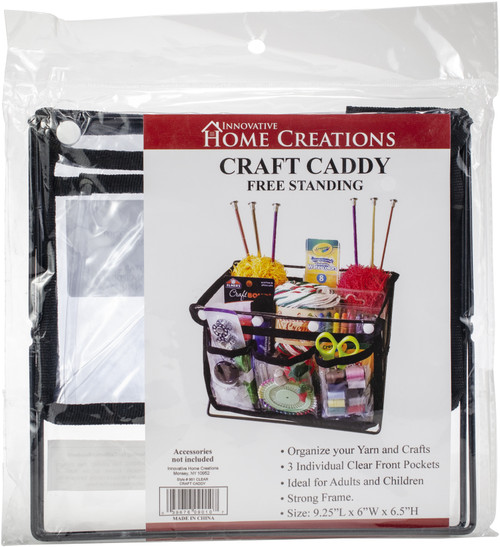 2 Pack Innovative Home Creations Free Standing Caddy 9.5"X6.5"X6.0"-W/3 Pockets -901 - 039676090107