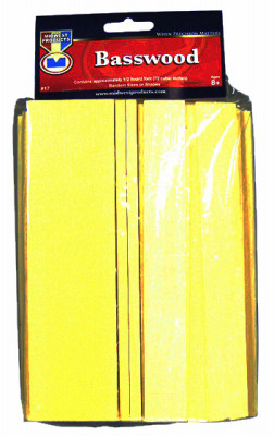 2 Pack - Midwest Products Wood Assortment Economy Bag-Basswood - B17 - 091157000173