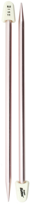 6 Pack - Susan Bates Silvalume Single Point Knitting Needles 10"-Size 11/8mm - 1111011 6 Pack - Susan Bates Silvalume Single Point Knitting Needles 10"-Size 11/8mm - 1111011