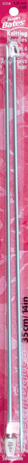 6 Pack - Susan Bates Silvalume Single Point Knitting Needles 14"-Size 3/3.25mm - 111143 - 077216001633