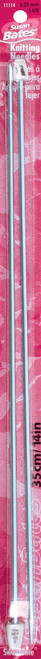 6 Pack Susan Bates Silvalume Single Point Knitting Needles 14"-Size 3/3.25mm 111143 - 077216001633