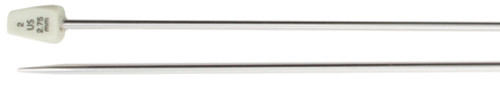 6 Pack - Susan Bates Silvalume Single Point Knitting Needles 14"-Size 2/2.75mm - 111142