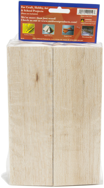 2 Pack - Economy Balsa Wood Bag, 72 Cu. In. - 19