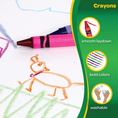 6 Pack - Crayola Crayons-16/Pkg - 52-3016