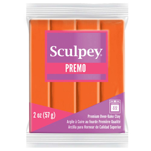 5 Pack - Sculpey Premo Polymer Clay 2oz-Orange - PE02-5033
