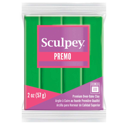 5 Pack - Sculpey Premo Polymer Clay 2oz-Green - PE02-5323