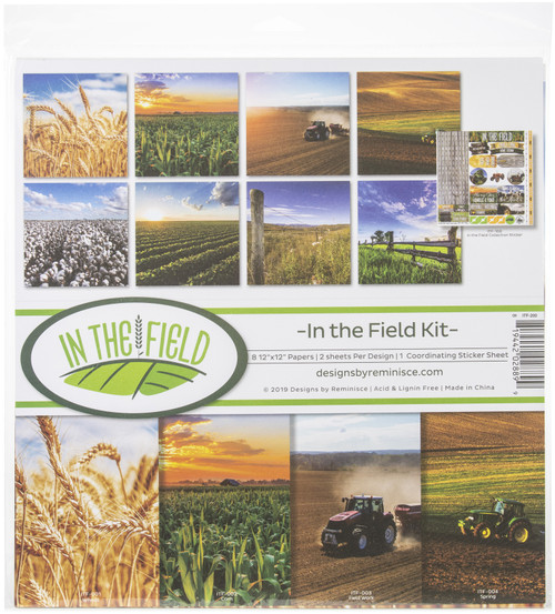 Reminisce Collection Kit 12"X12"-In The Field - ITF200 - 819442028899