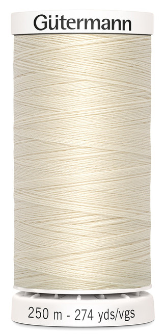 5 Pack - Gutermann Sew-All Thread 274yd-Eggshell - 250P-22 - 077780004948