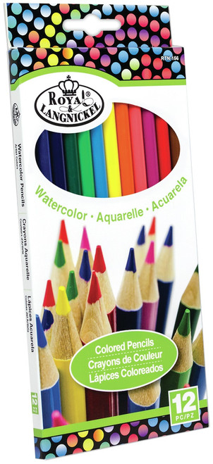 3 Pack Royal & Langnickel(R) Watercolor Pencils 12/PkgRTN-156