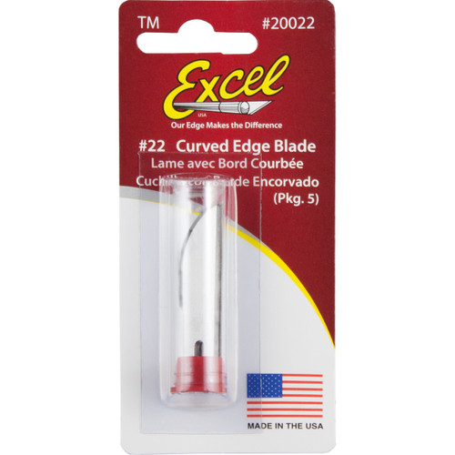 3 Pack - Excel #22 Curved Edge Blade 5/Pkg- - 20022 - 098171200220