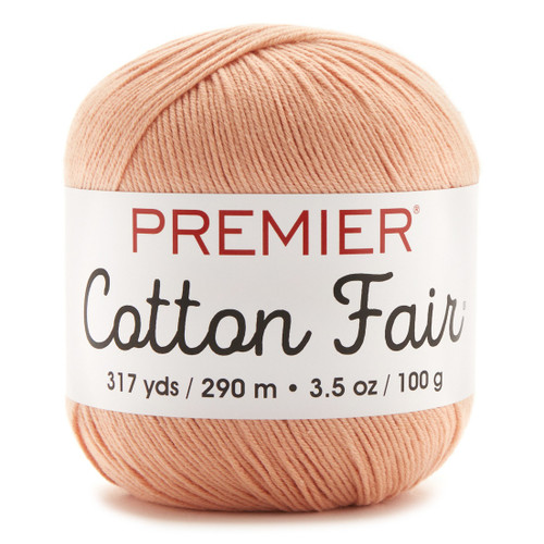 3 Pack - Premier Cotton Fair Yarn-Coral - 27-24 - 847652071732