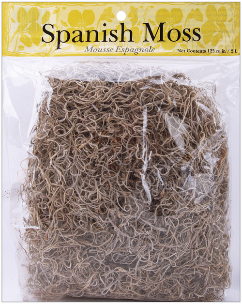 6 Pack Panacea Spanish Moss 4oz-Natural -21061 - 020708001307