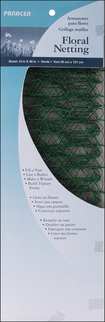 3 Pack - Panacea Floral Netting 12"X18"-Green - 60040 - 093432600405