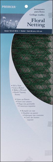 3 Pack Panacea Floral Netting 12"X18"-Green 60040 - 093432600405