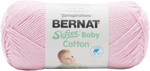 3 Pack - Bernat Softee Baby Cotton Yarn-Petal - 166052-52004 - 057355402935