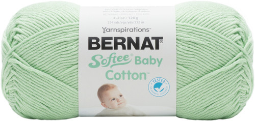 3 Pack - Bernat Softee Baby Cotton Yarn-Jade Frost - 166052-52009 - 057355402980