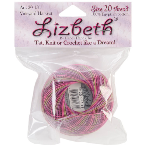 5 Pack Handy Hands Lizbeth Cordonnet Cotton Size 20-Vineyard Harvest HH20-131 - 769826411314