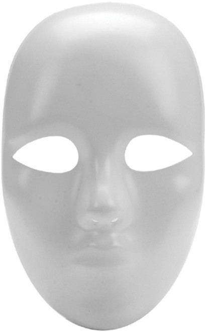 3 Pack Styrene Full Mask Form 8.5"-White -BFULL
