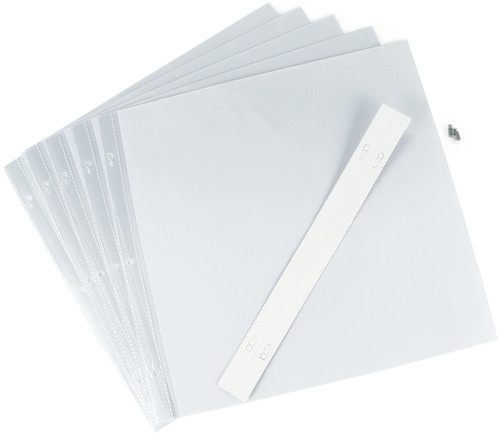 3 Pack - Pioneer Universal Top-Loading Page Protectors 5/Pkg-12"X12" (W/White Inserts) - RMW5 3 Pack - Pioneer Universal Top-Loading Page Protectors 5/Pkg-12"X12" (W/White Inserts) - RMW5
