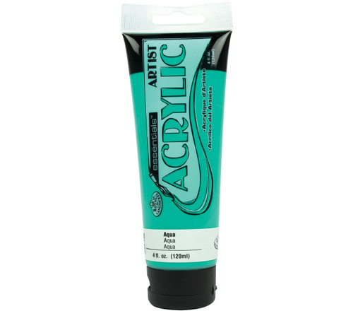 3 Pack - Royal & Langnickel(R) essentials(TM) Acrylic Paint 4oz-Aqua - RAA-150 - 090672063625