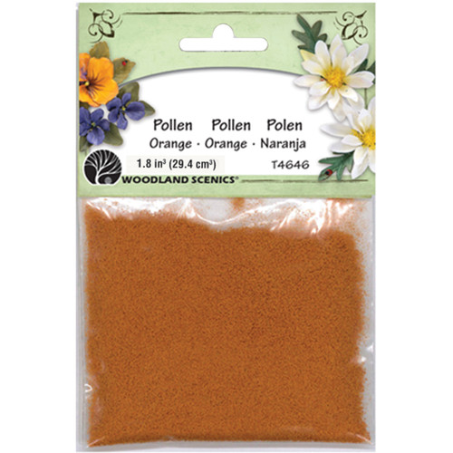 6 Pack Woodland Scenics Paper Pollen 1oz -Orange T46-46 - 724771046462