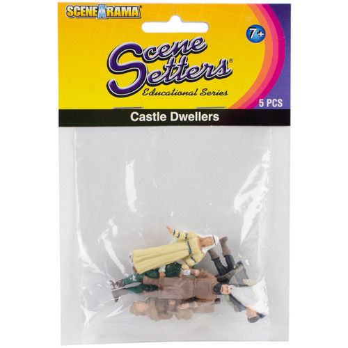 2 Pack SceneARama Scene Setters(R) Figurines-Castle Dwellers 5/Pkg SP4442 - 724771044420