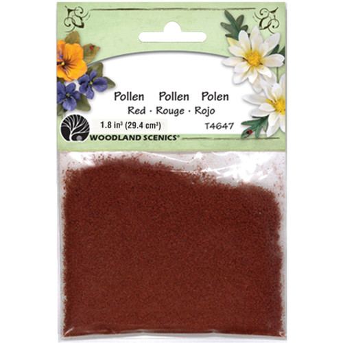 6 Pack - Woodland Scenics Paper Pollen 1oz-Red - T46-47 - 724771046479 6 Pack - Woodland Scenics Paper Pollen 1oz-Red - T46-47 - 724771046479