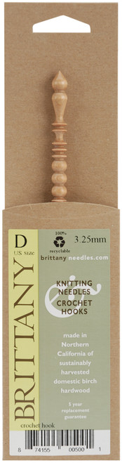 2 Pack Brittany Crochet Hook-Size D3/3.25mm CHD - 874155005001