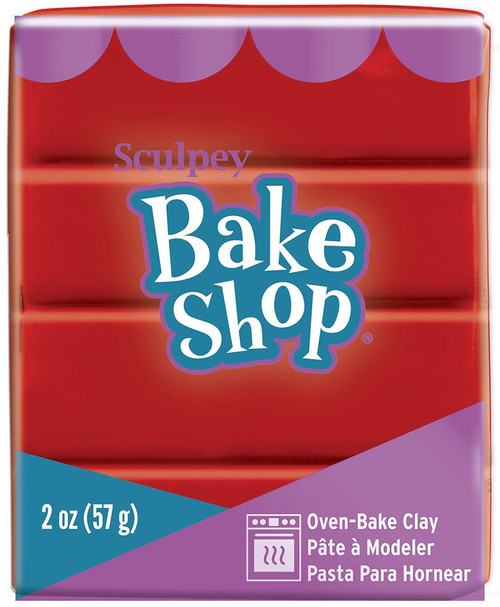 Sculpey Bake Shop Oven-Bake Clay 2oz-Red - BA02-1810