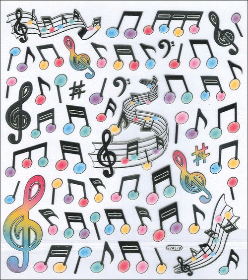 6 Pack - Sticker King Stickers-Modern Music - SK129MC-4190 - 679924419016 6 Pack - Sticker King Stickers-Modern Music - SK129MC-4190 - 679924419016